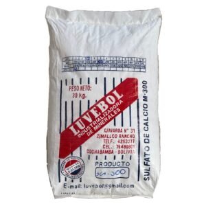 Bolsa de Sulfato de Calcio Luvebol